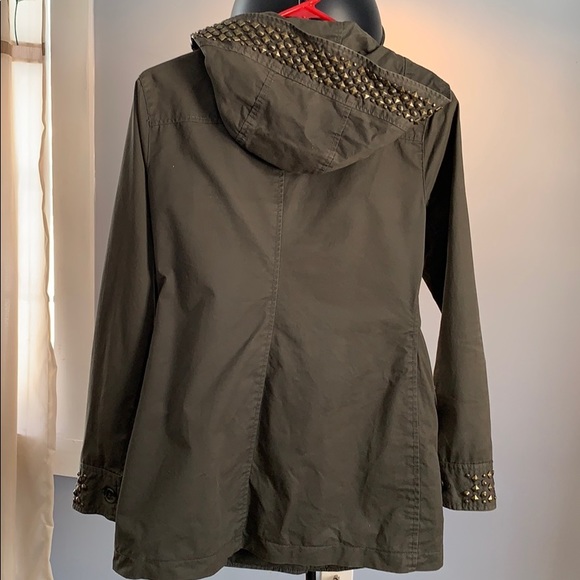 Studded olive jacket - Picture 5 of 5